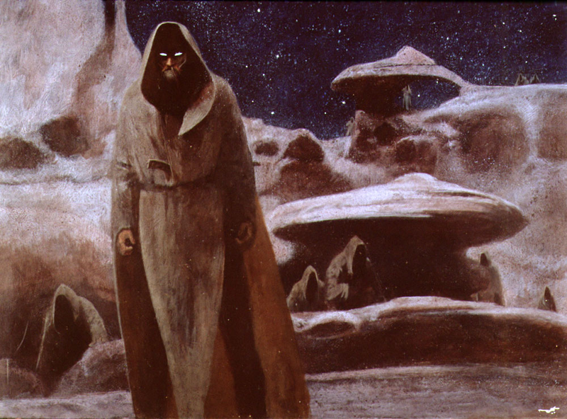 Illustration for article titled Rare Dune art from Omni reveals Frank Herbert's original vision